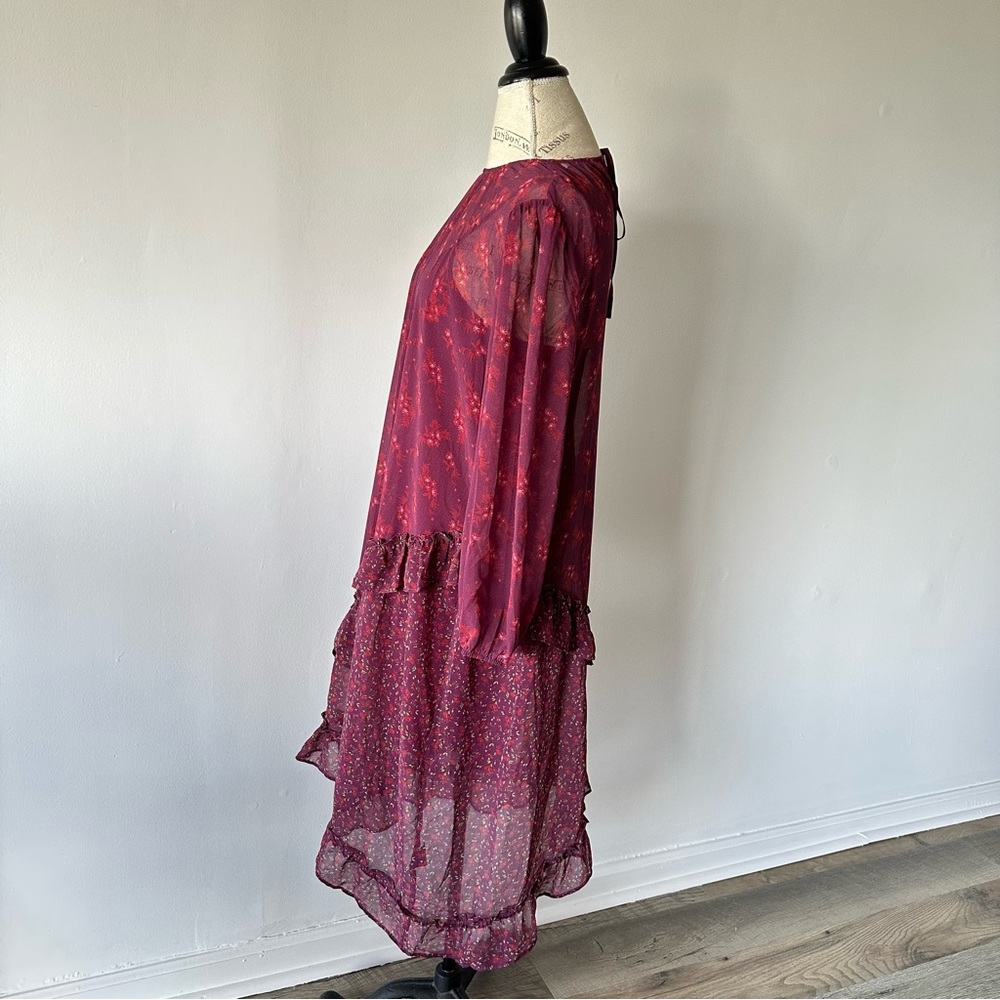 Boho Senlis Midi Floral Dress Small - Picture 5 of 16